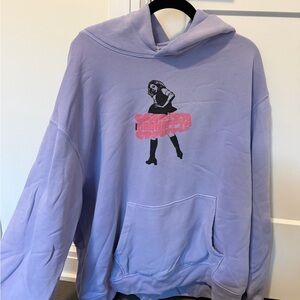 Madhappy x Hysteric Glamour Graphic Hoodie Sweater - Lilac Women's Pullover